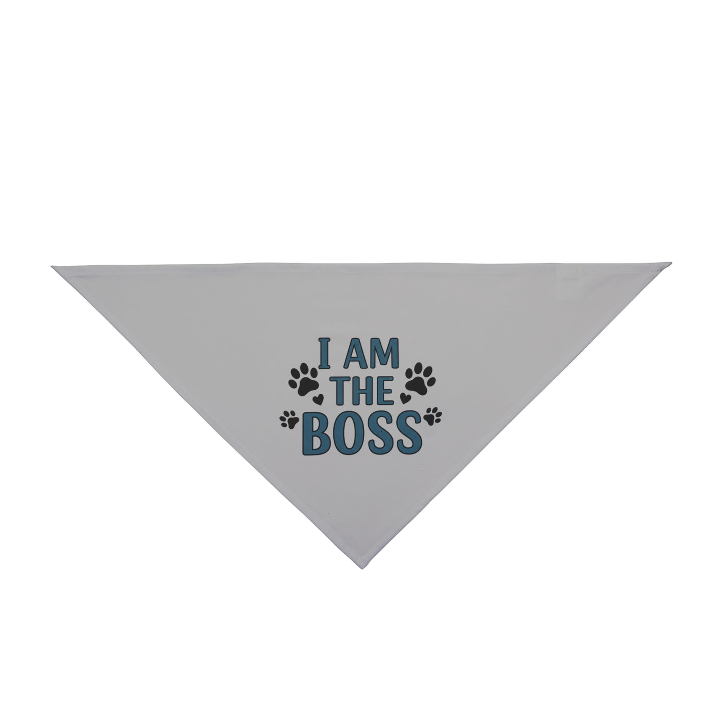 I Am The Boss Frenchie Bandana (Grey)