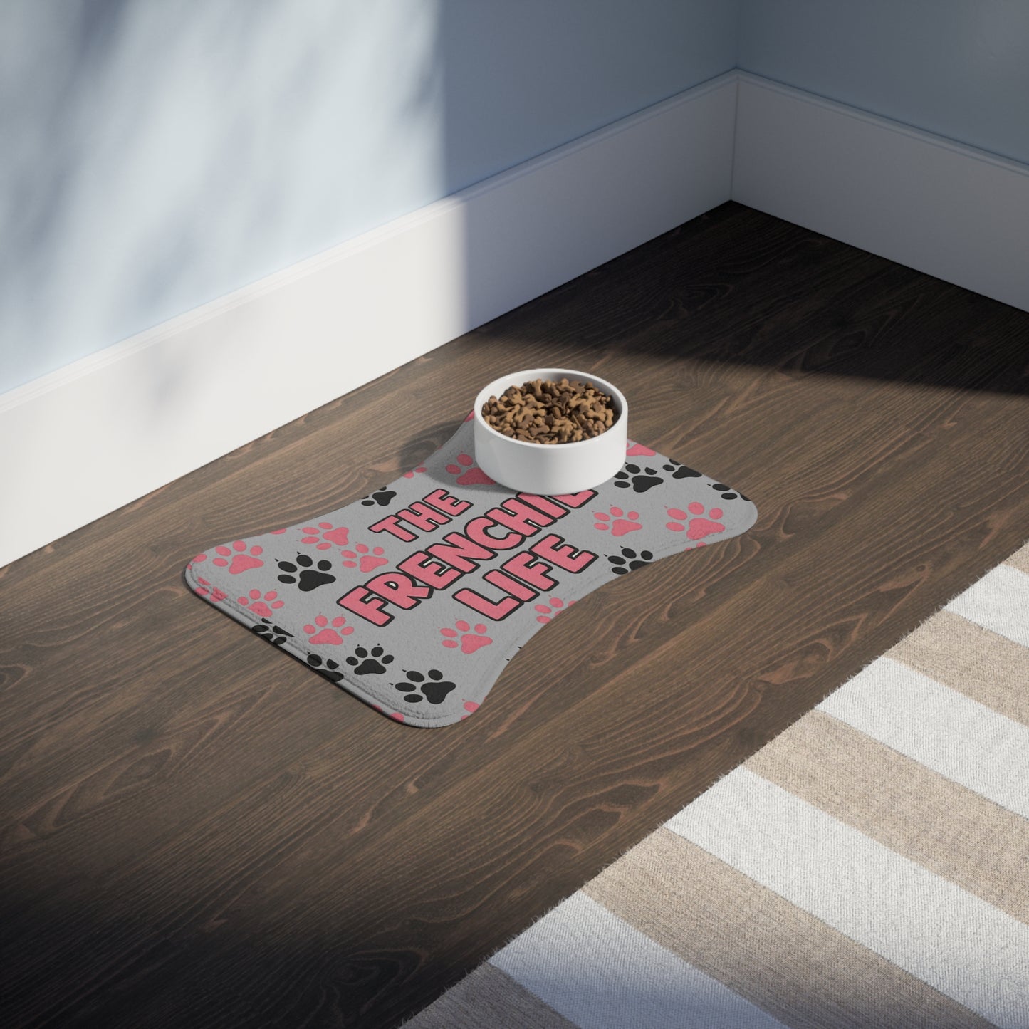 The Frenchie Life Feeding Mat (Pink)