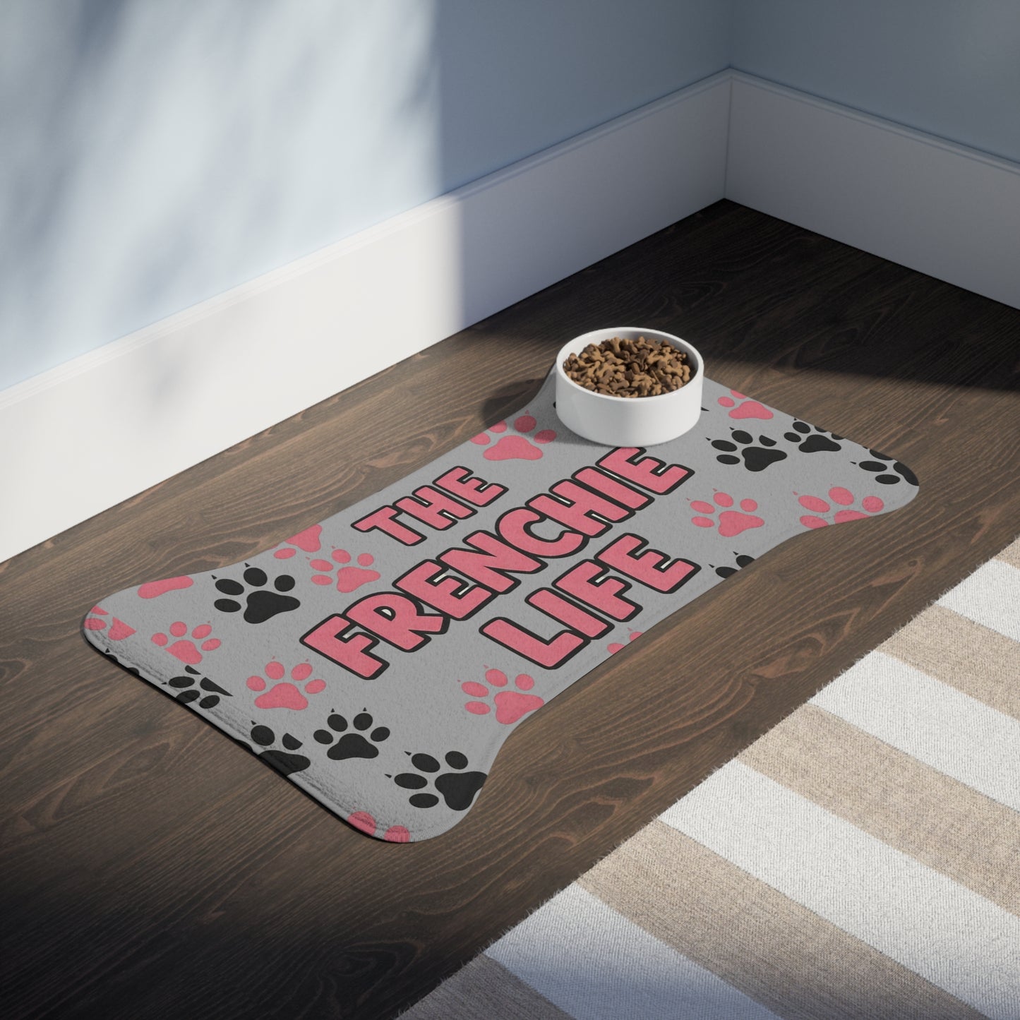 The Frenchie Life Feeding Mat (Pink)