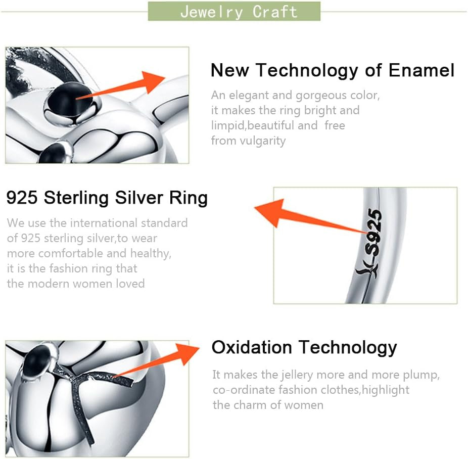 Bulldog Sterling Silver Ring Cute Birthday Jewelry for Women and Mother'S Day