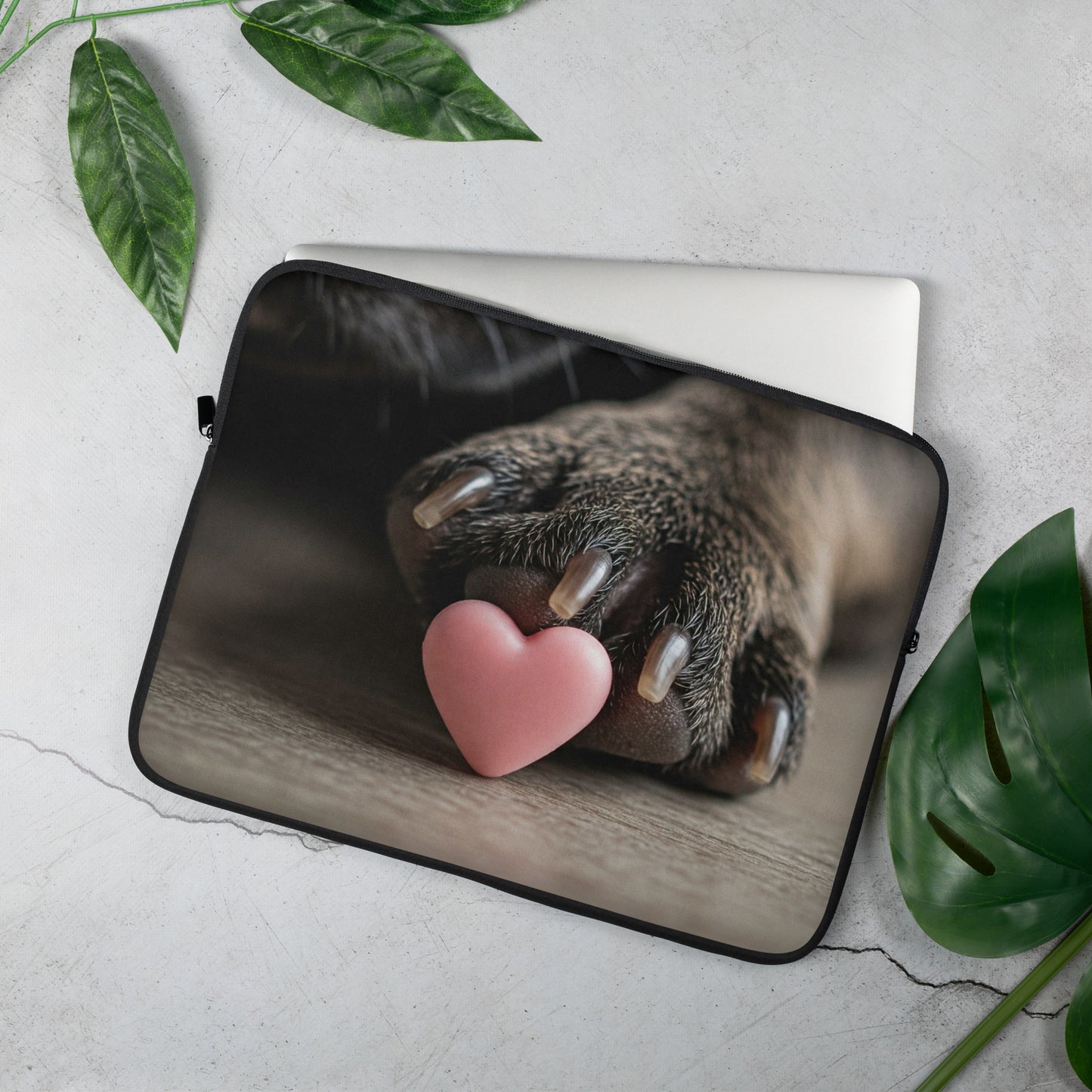 Frenchie Paw Laptop Sleeve