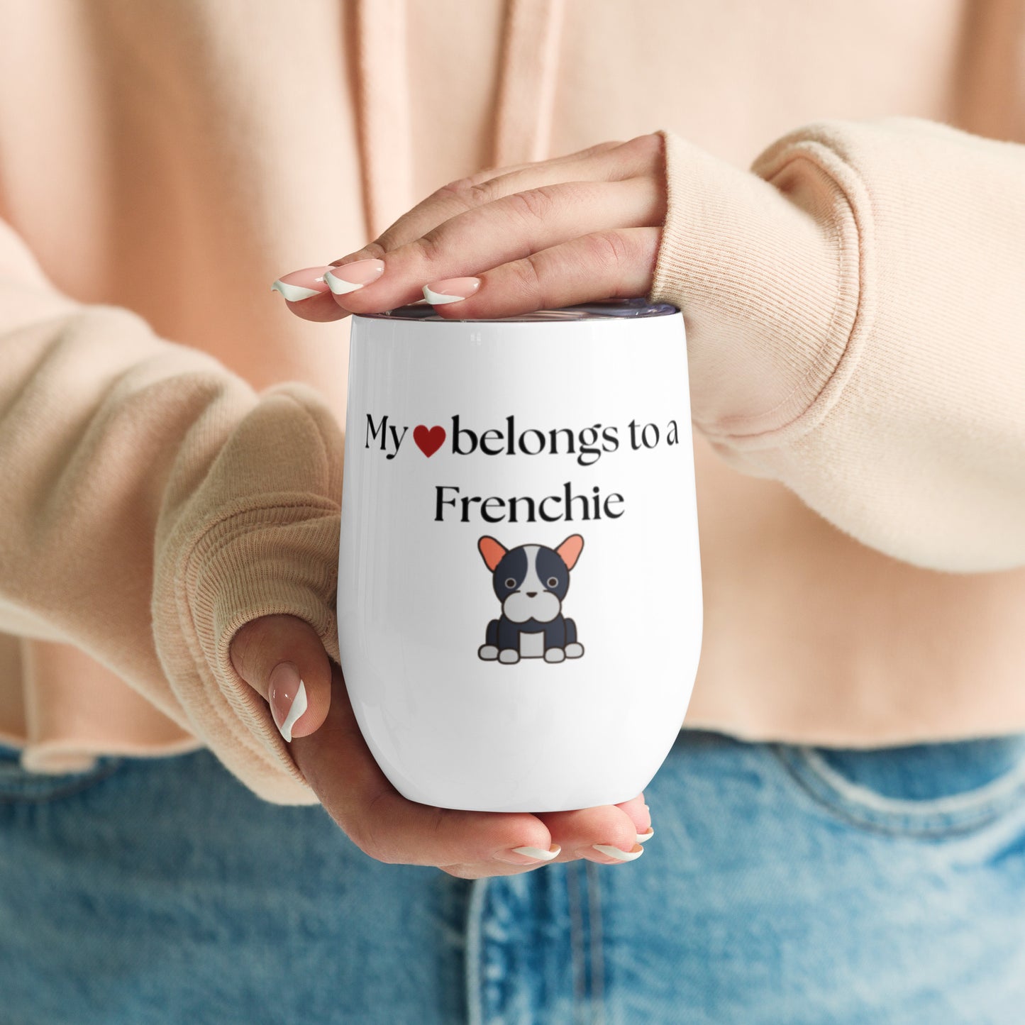 Heart Wine tumbler